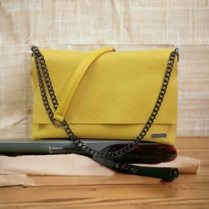 Is Crapitas Bags pochette con tracolla a catena