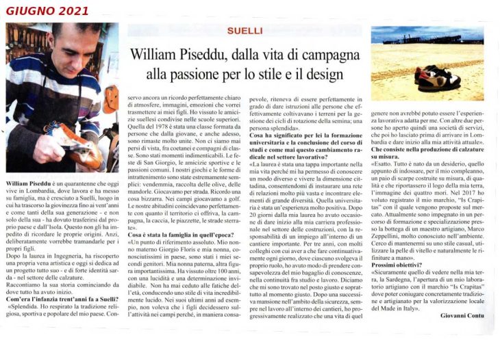 La Gazzetta Is Crapitas William Piseddu